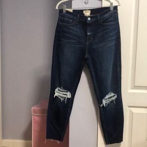 L’AGENCE Abigail distressed denim size 30